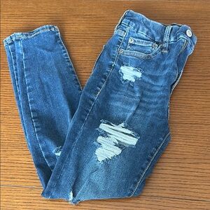 Aeropostale High Rise Curvy Jeggings